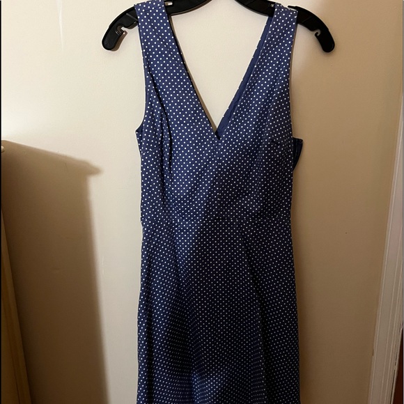 Victoria Secret Denim Blue Slingback Heels 7.5 with Matching A-line Dress/M/8. - Picture 2 of 10